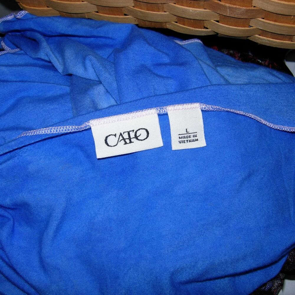 Cato Women's Blue Crop-top L - Picture 4 of 4